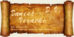 Daniel Višacki vizit kartica